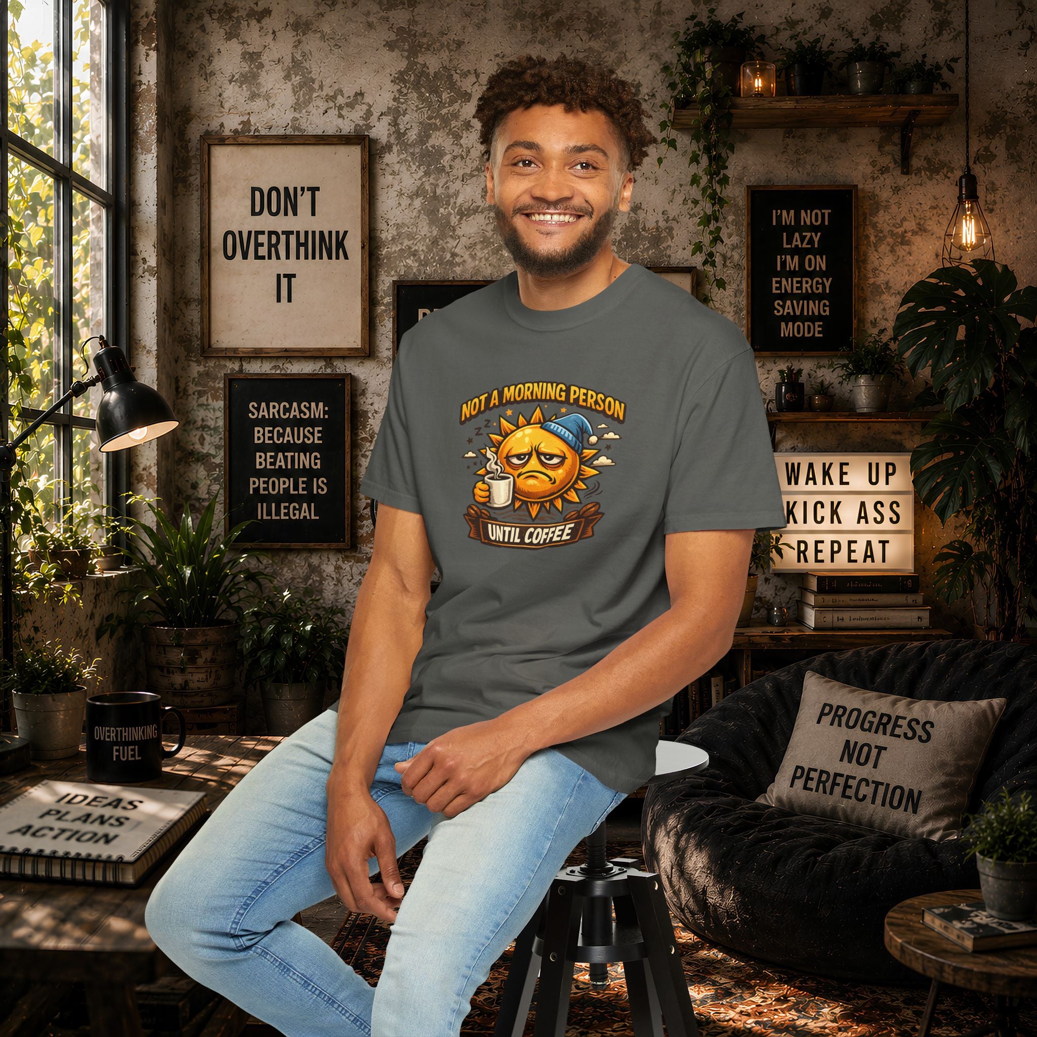 Not a Morning Person Until Coffee T-Shirt