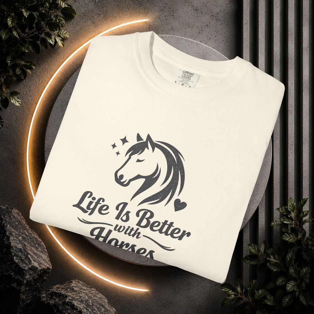 Life Is Better With Horses T-Shirt — Horse Lover Tee