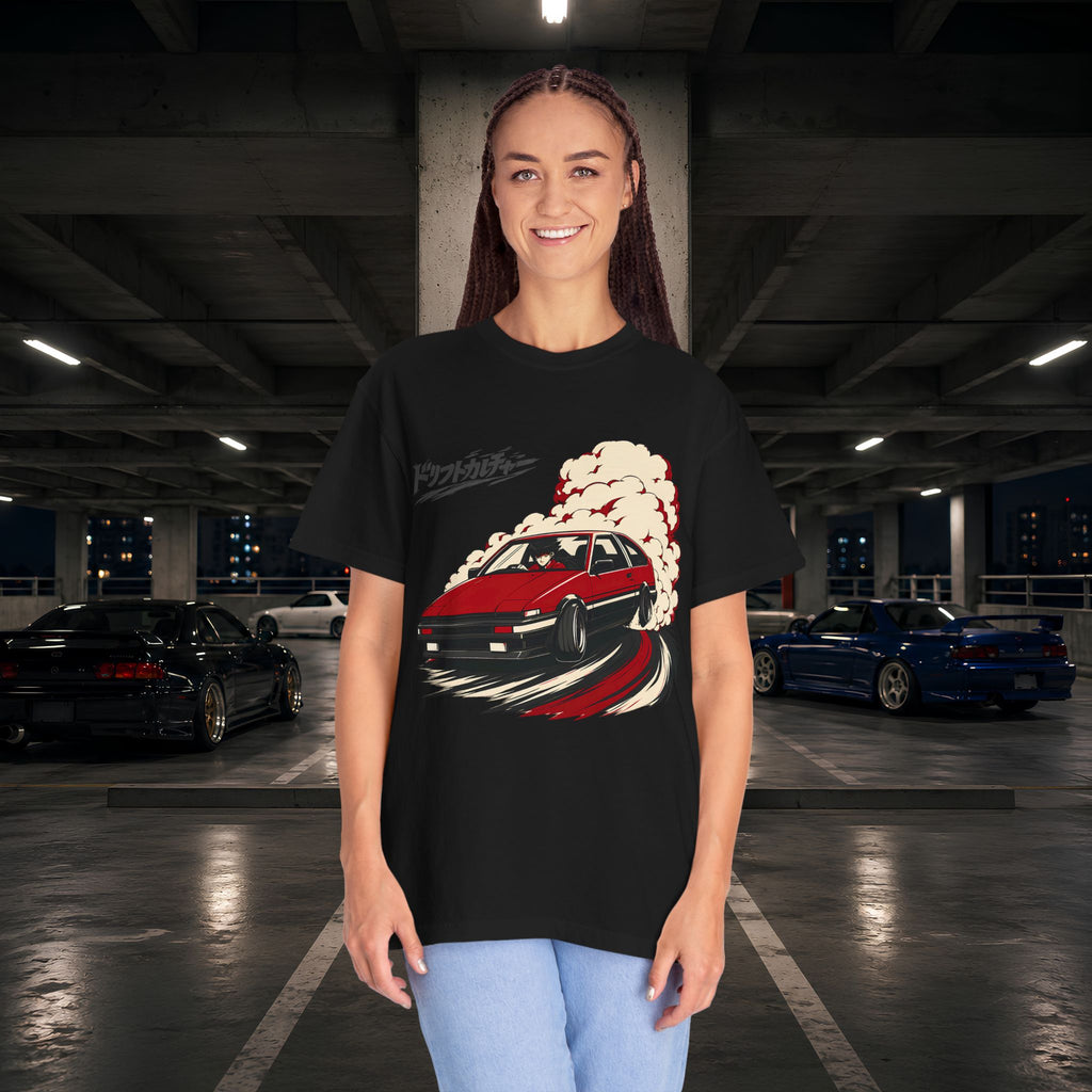 Drift Culture Anime Style T-Shirt - Japanese Retro Car Racing Graphic Tee