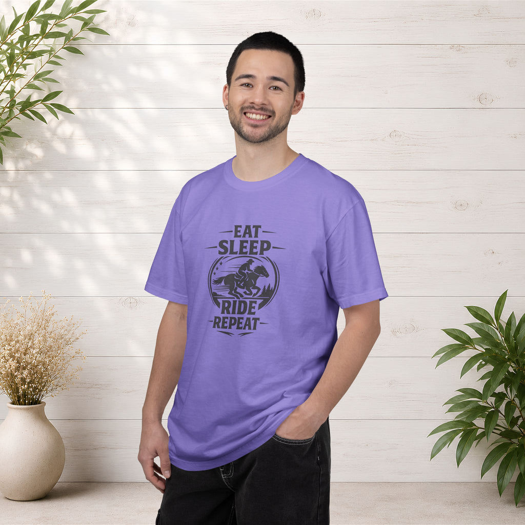 Eat Sleep Ride Repeat T-Shirt — Horse Rider Graphic Tee