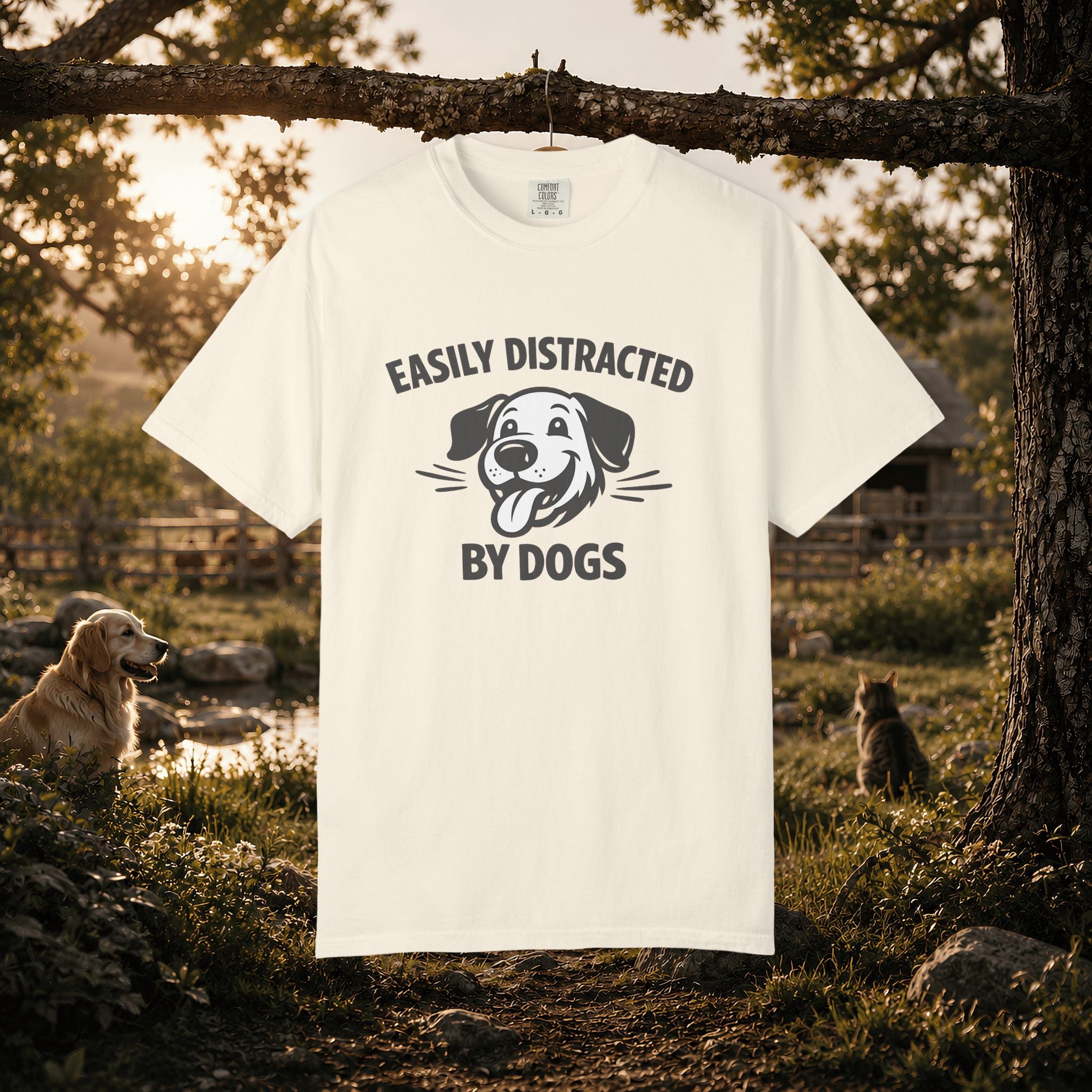 Easily Distracted By Dogs T-Shirt