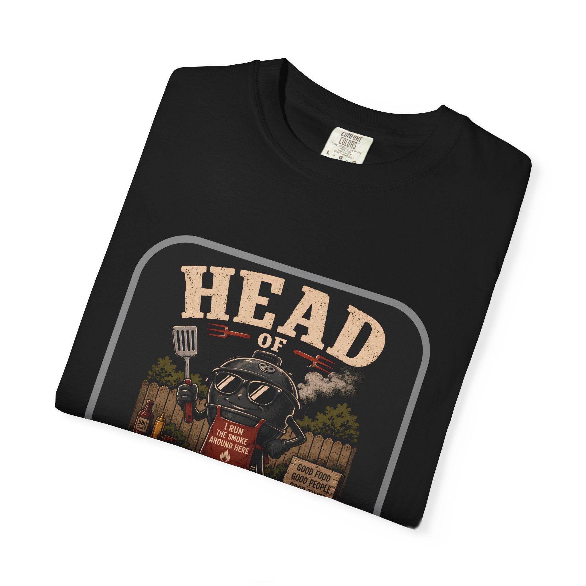 Head of Backyard Operations T-Shirt | BBQ Grill Vintage Graphic