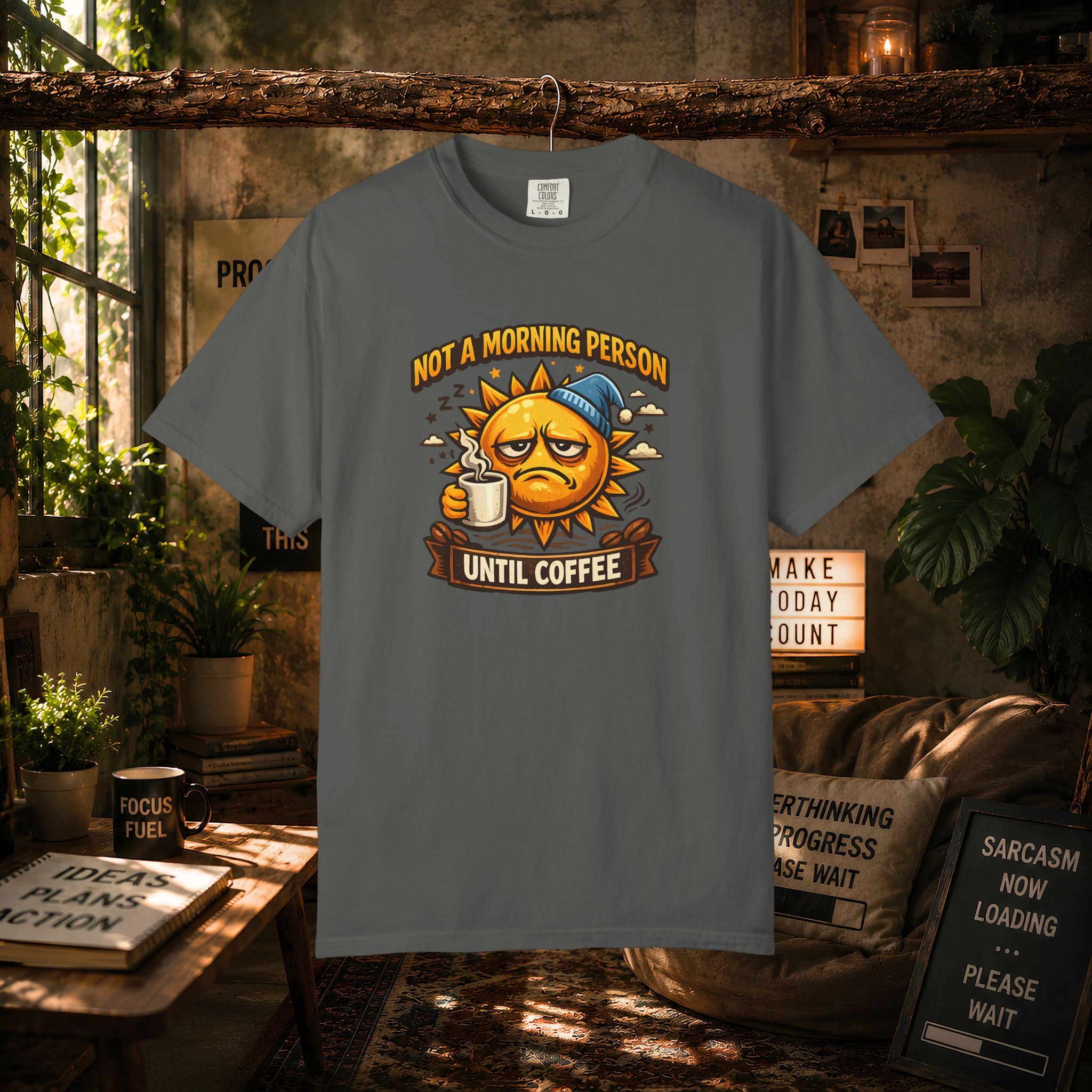 Not a Morning Person Until Coffee T-Shirt