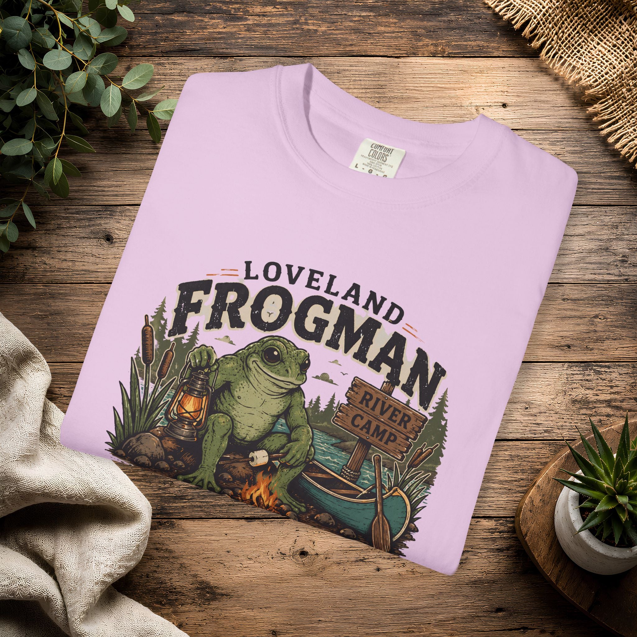 Loveland Frogman River Camp T-Shirt — Outdoor Graphic Tee