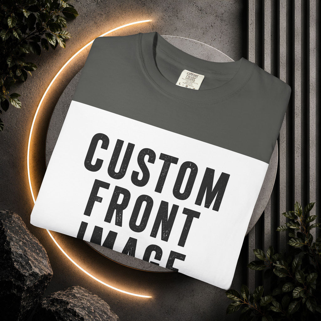 Custom Landscape Image Front T-Shirt - Add Your Own Image