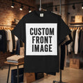 Custom Square Image Front T-Shirt - Add Your Own Image