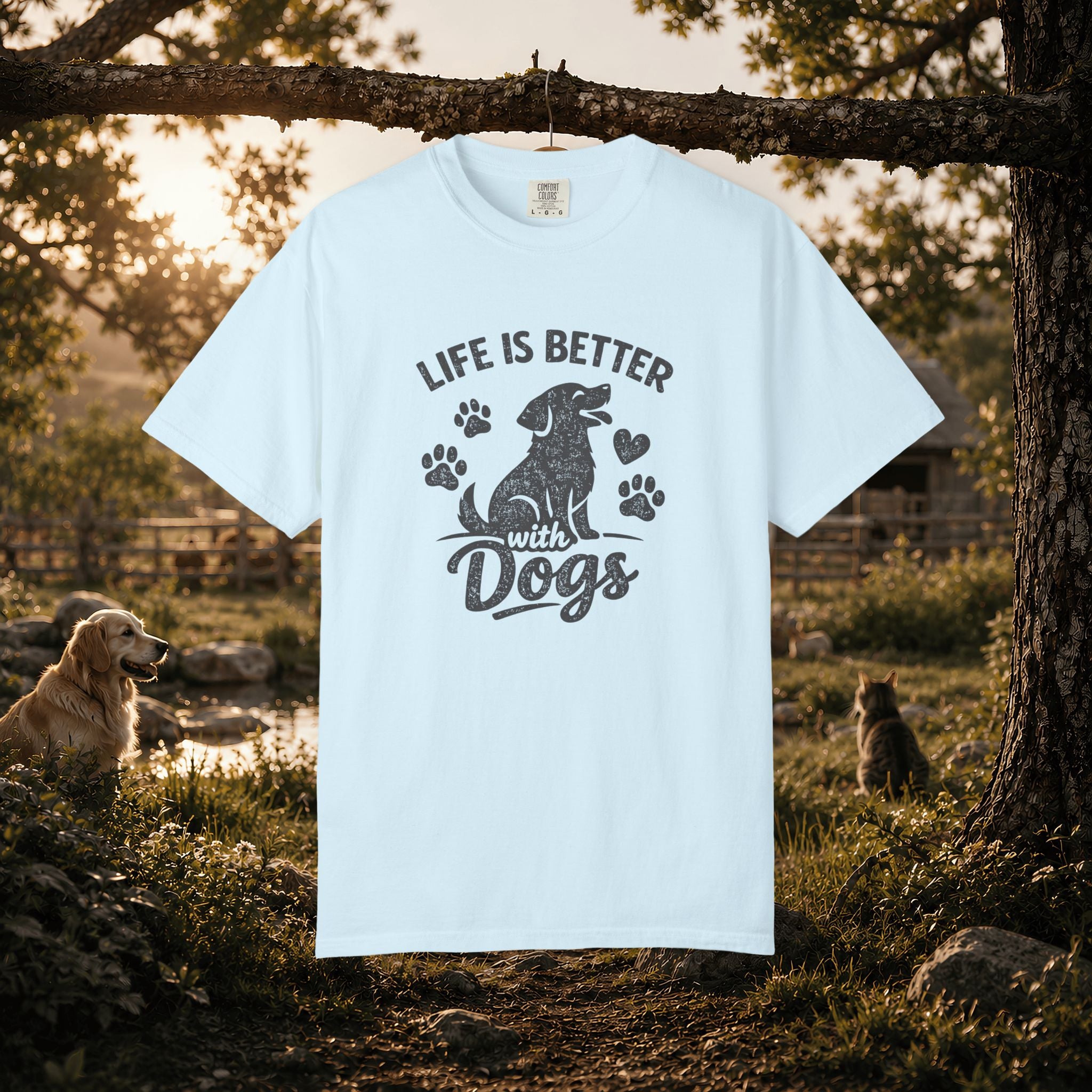 Life Is Better with Dogs T-Shirt