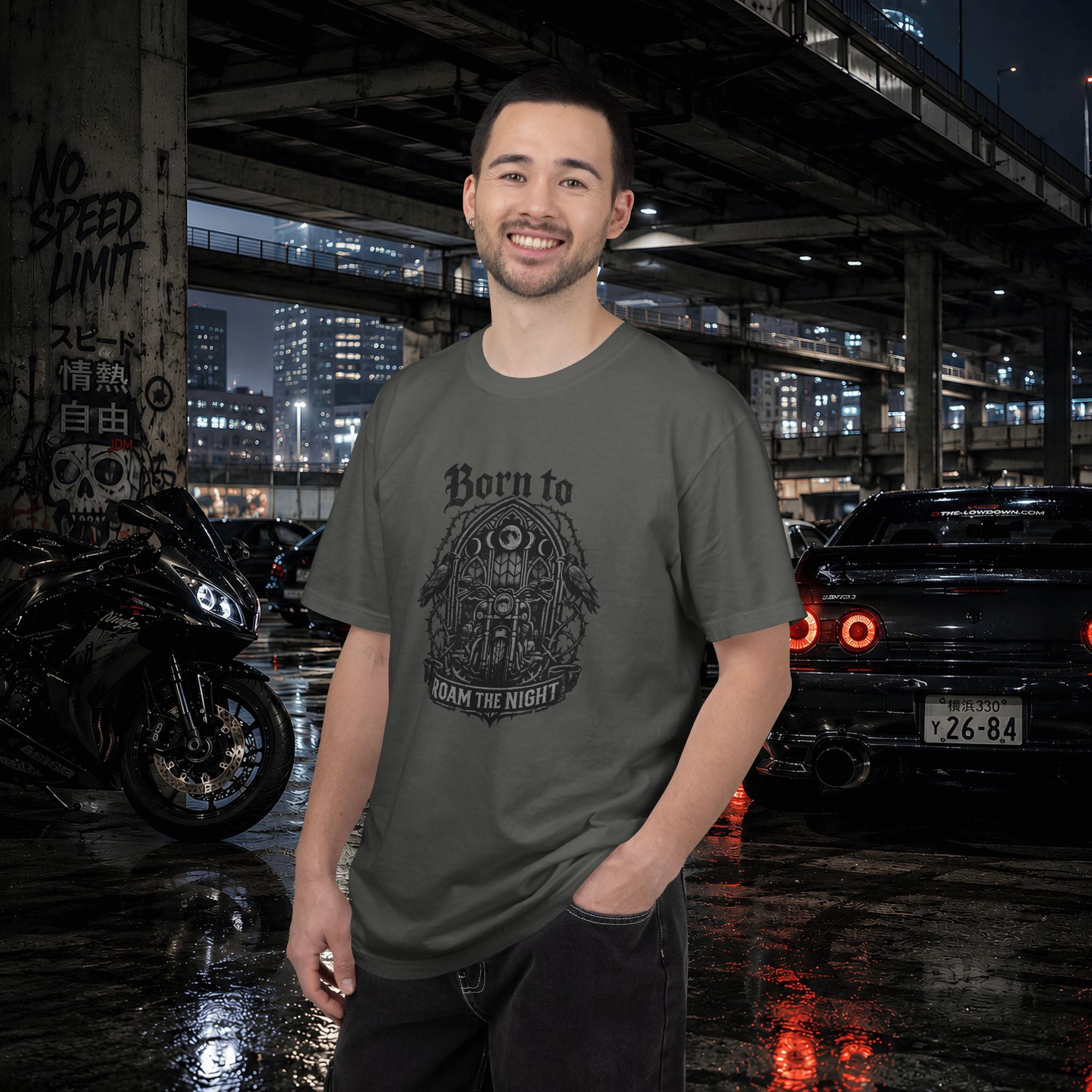 Born to Roam the Night Graphic T-Shirt