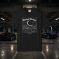 Midnight Machine Graphic T-Shirt — Retro Car Moon Tee for Night Drivers