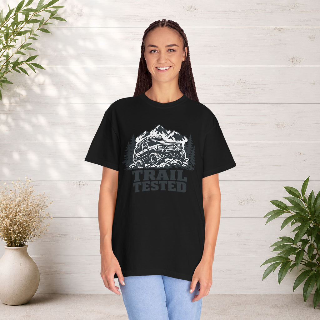 Trail Tested T-Shirt — Off-Road Jeep Mountain Adventure Tee