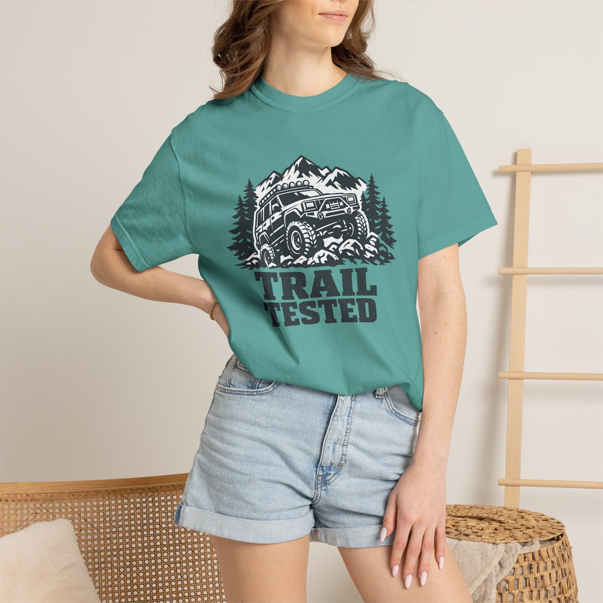 Trail Tested T-Shirt — Off-Road Jeep Mountain Adventure Tee