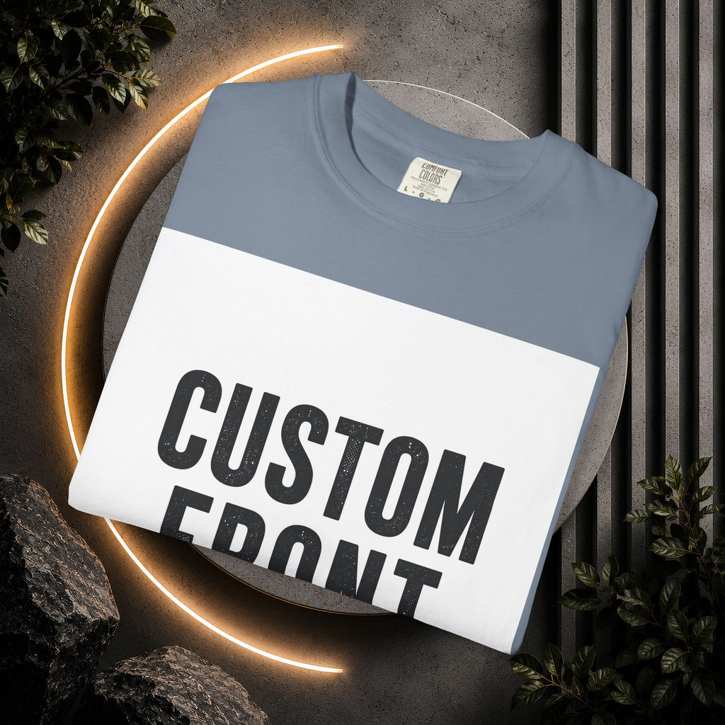 Custom Image Front T-Shirt - Add Your Own Image
