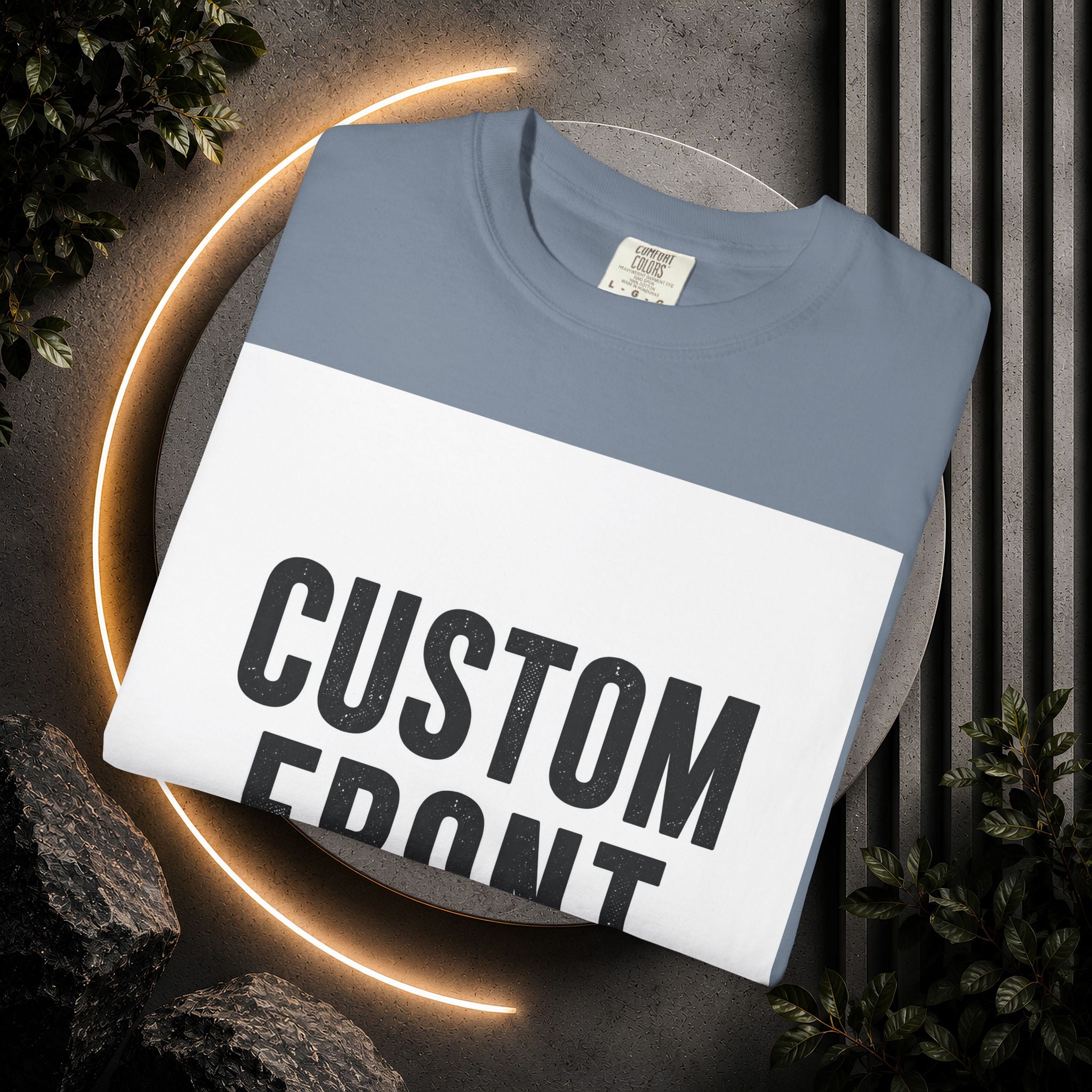 Custom Image Front T-Shirt - Add Your Own Image
