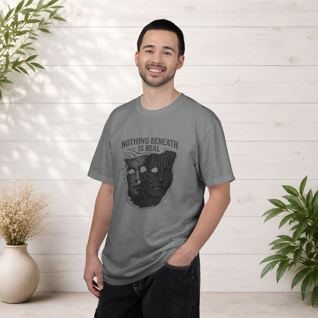 “Nothing Beneath Is Real” Surreal Graphic T-Shirt