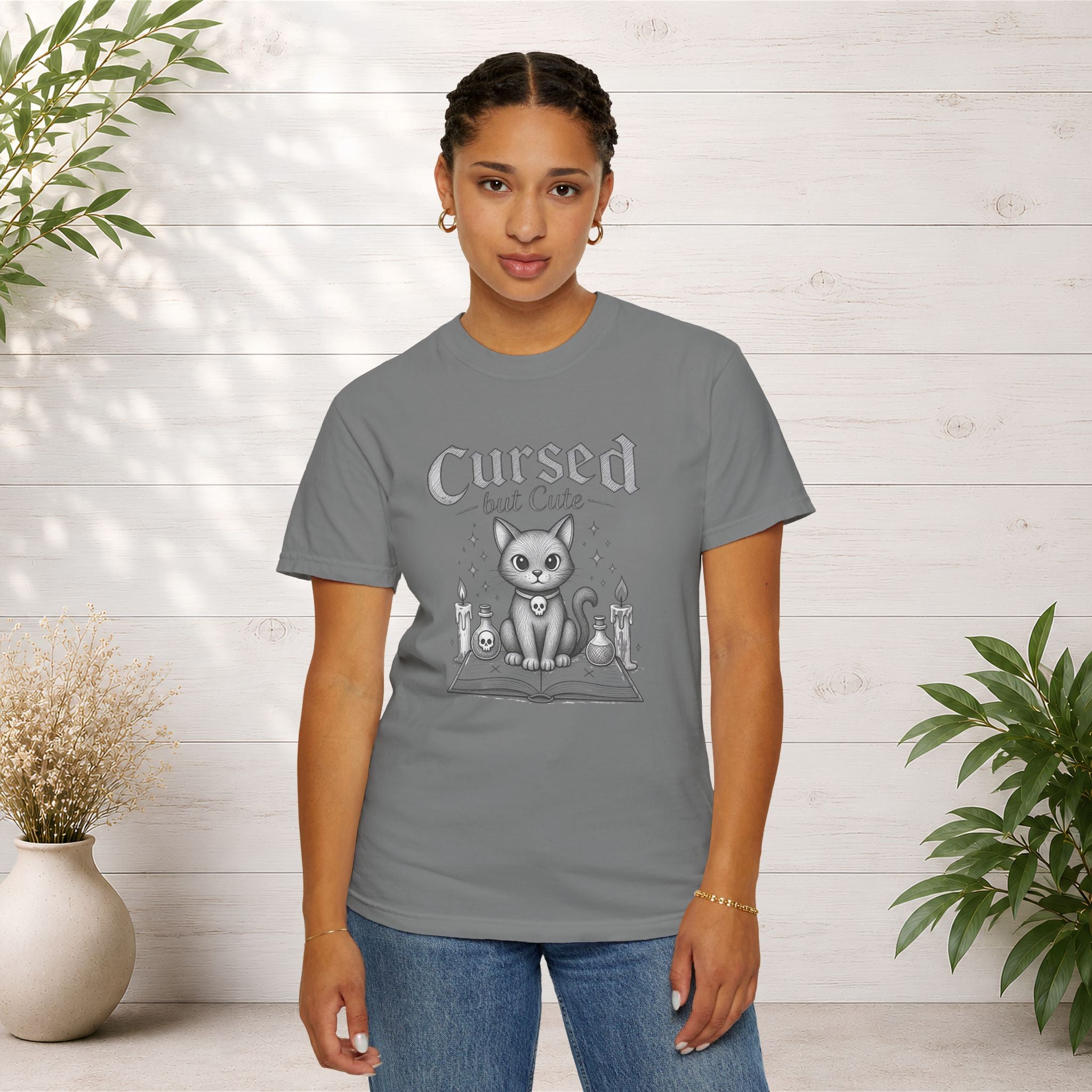 Cursed But Cute Cat T-Shirt