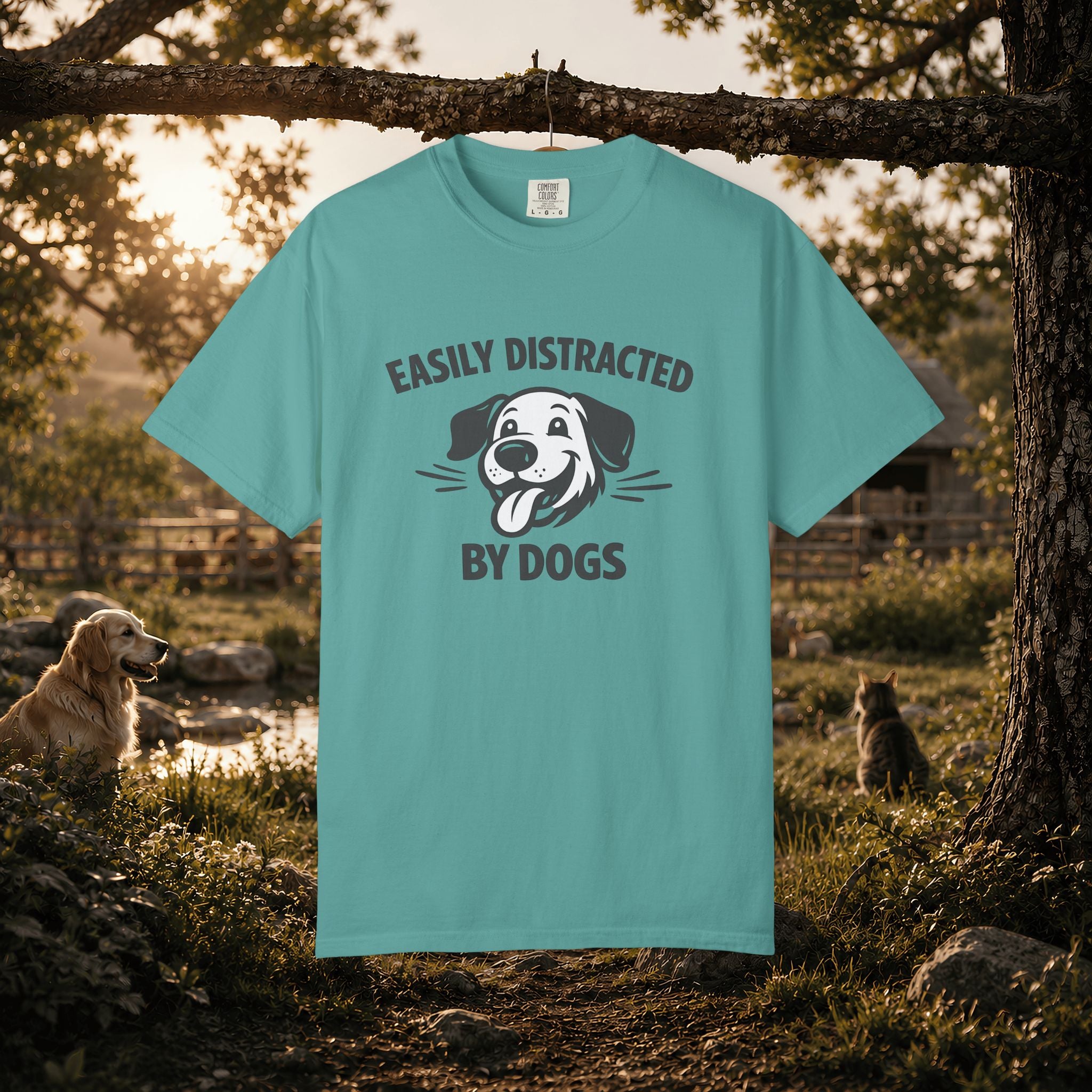 Easily Distracted By Dogs T-Shirt