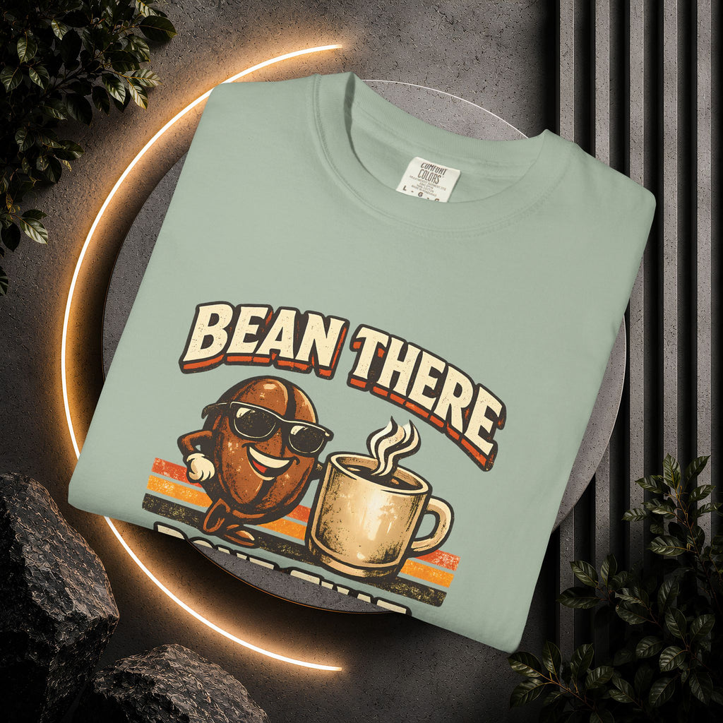 Coffee T-Shirt — "Bean There Done That" Retro Coffee Shirt