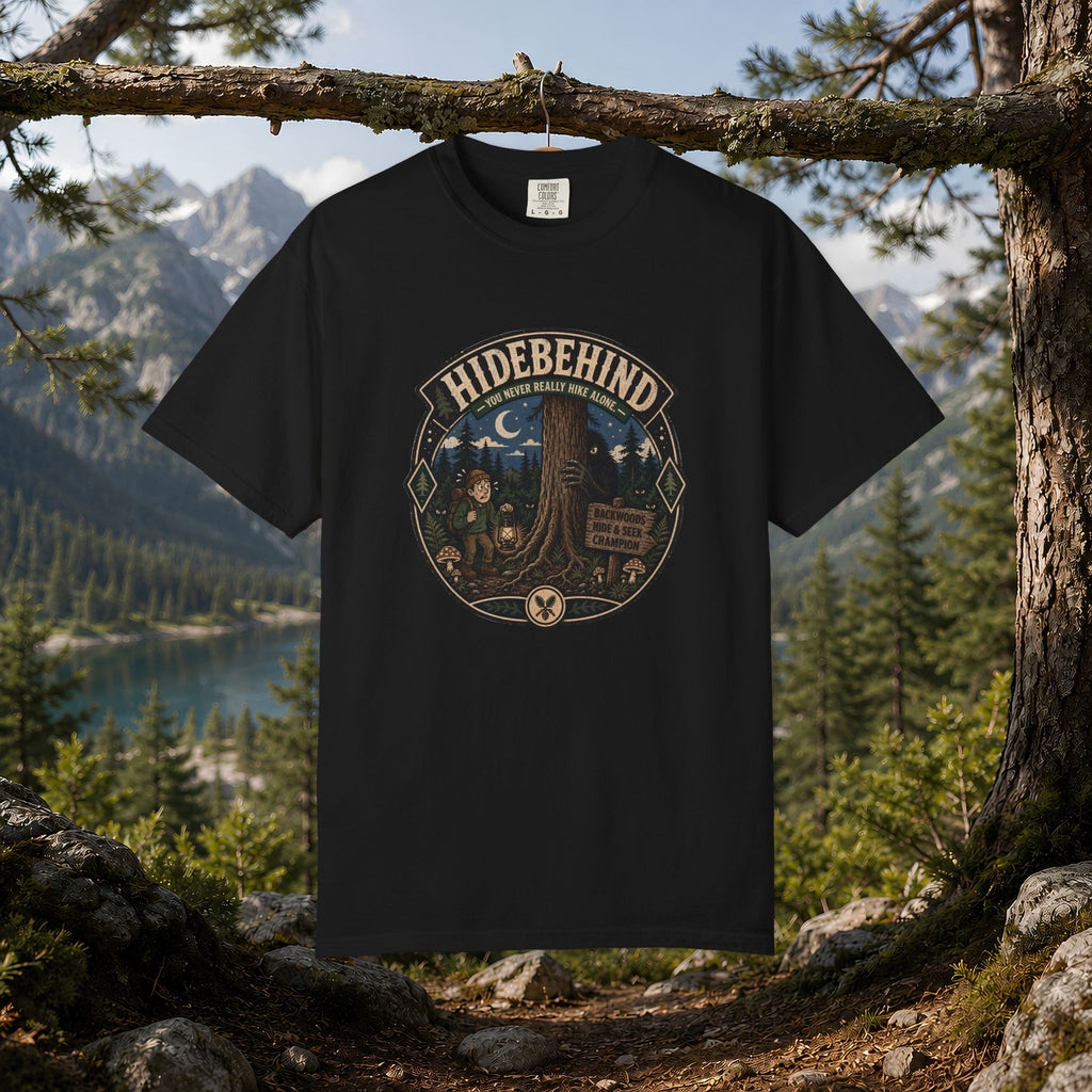 Hidebehind Cryptid T-Shirt — Vintage Outdoor Adventure Tee