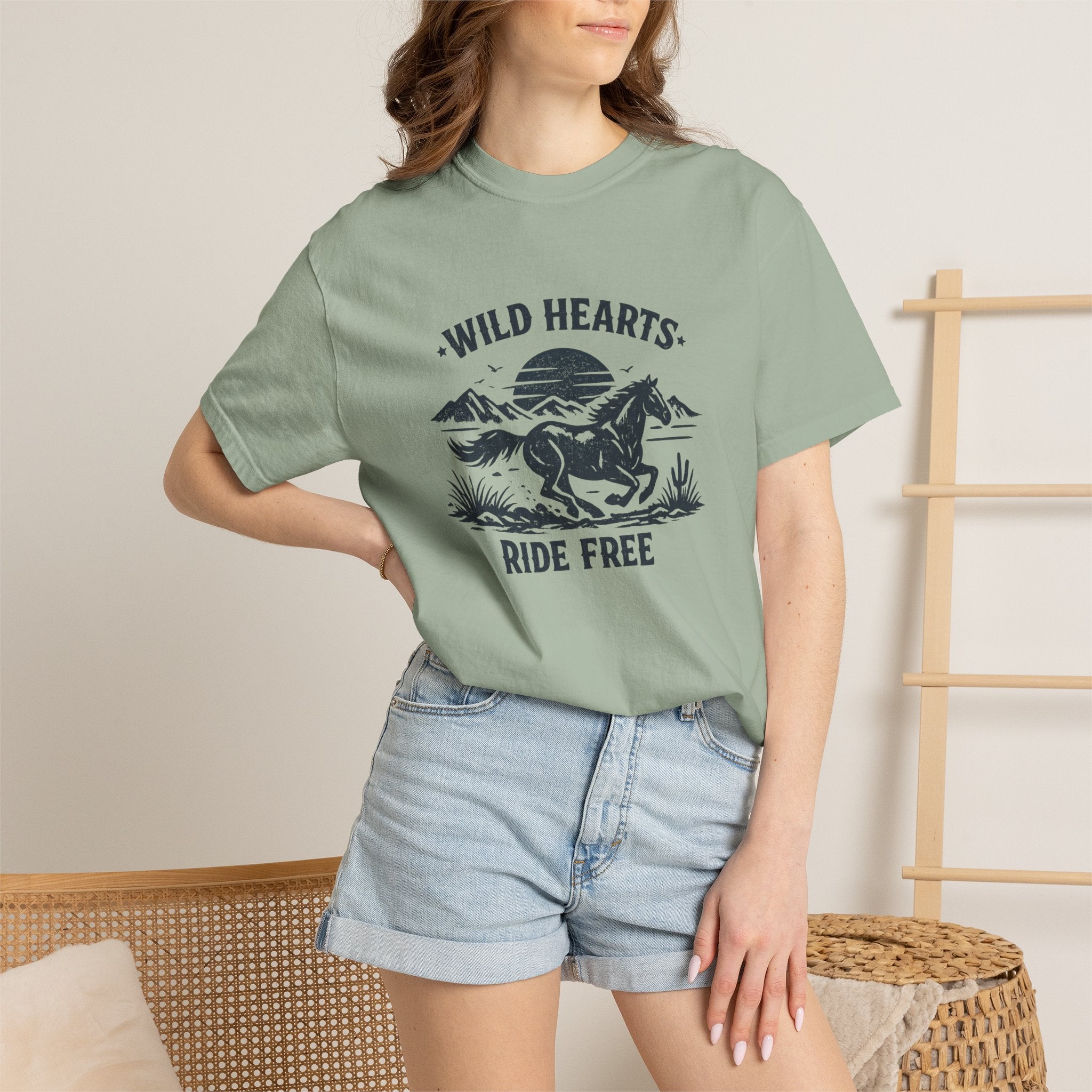 Wild Hearts Ride Free T-Shirt – Vintage Horseback Adventure Tee