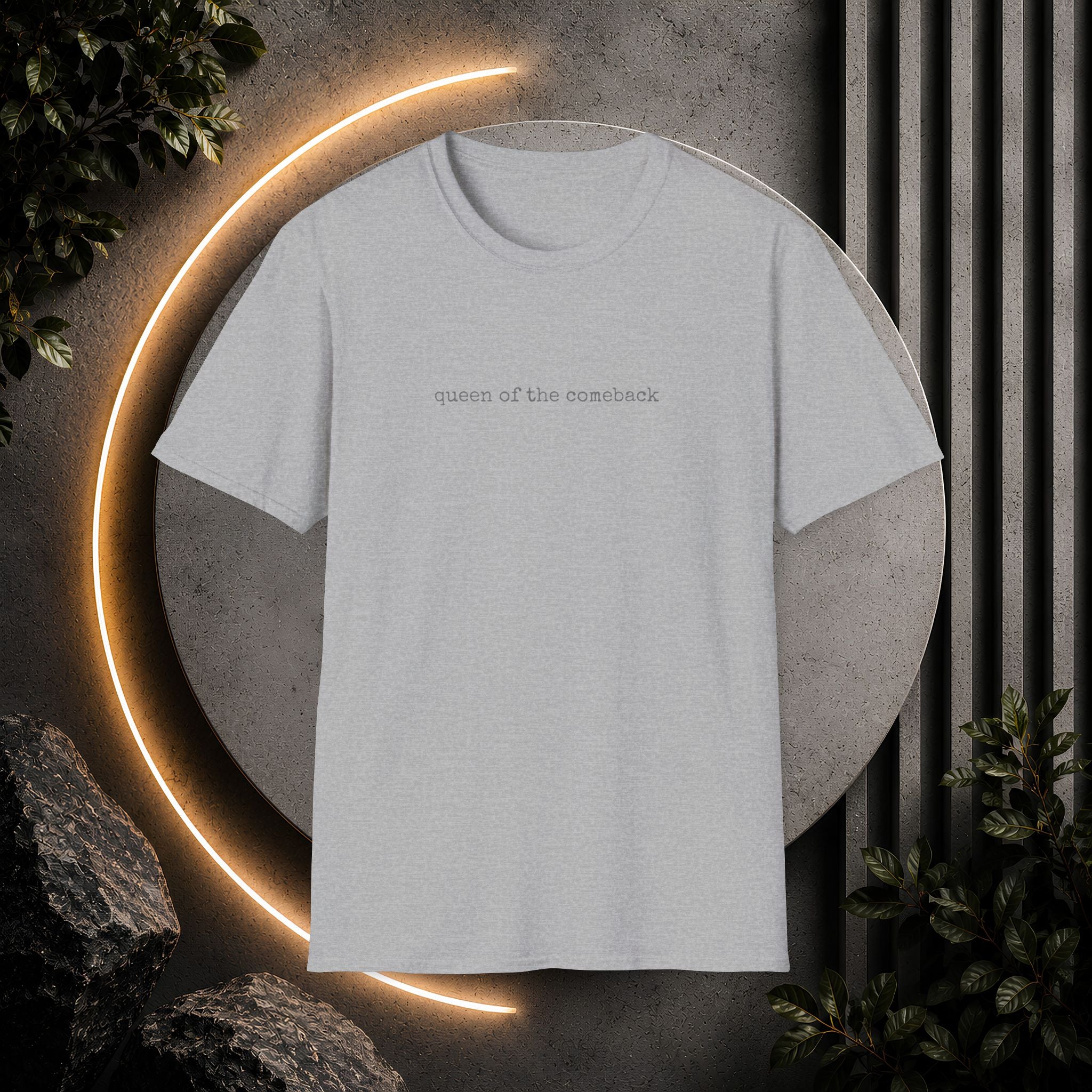 Queen of the Comeback T-Shirt | Minimalist Typography Tee