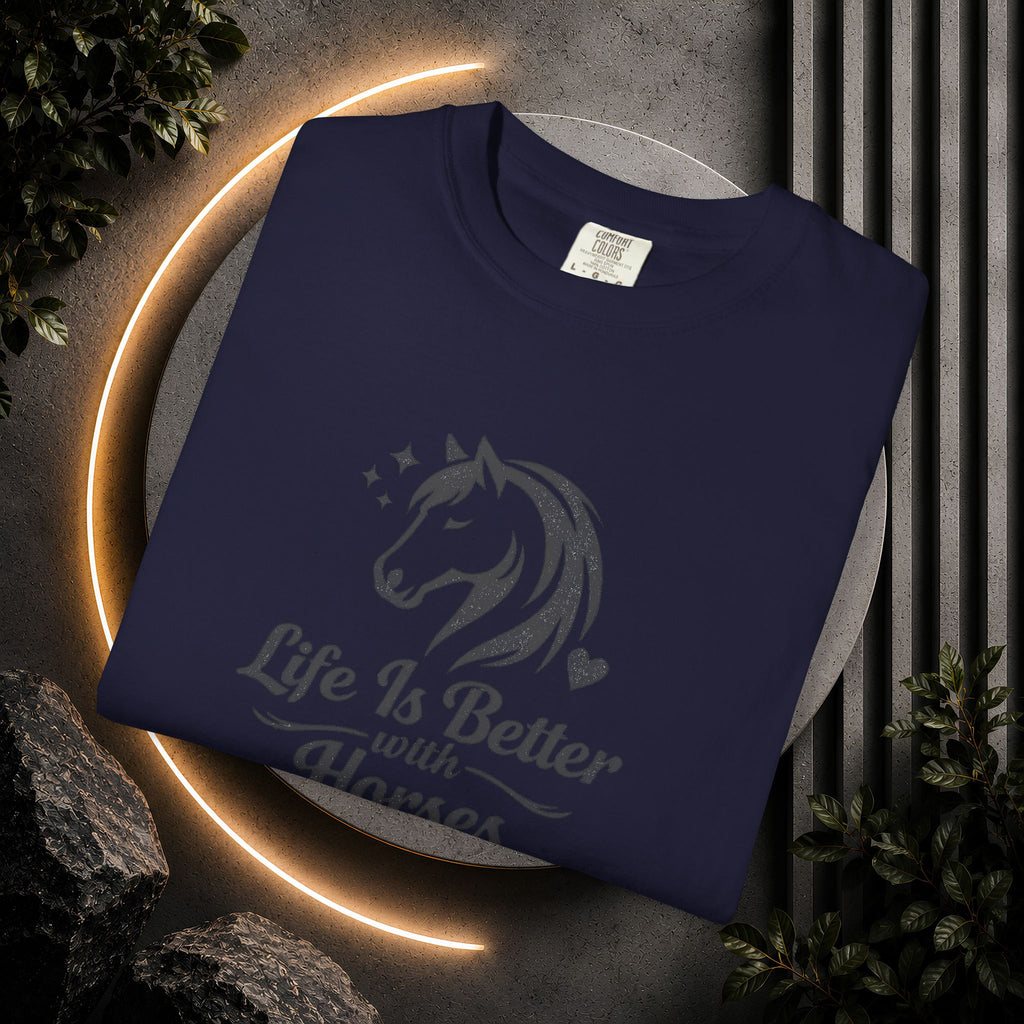 Life Is Better With Horses T-Shirt — Horse Lover Tee