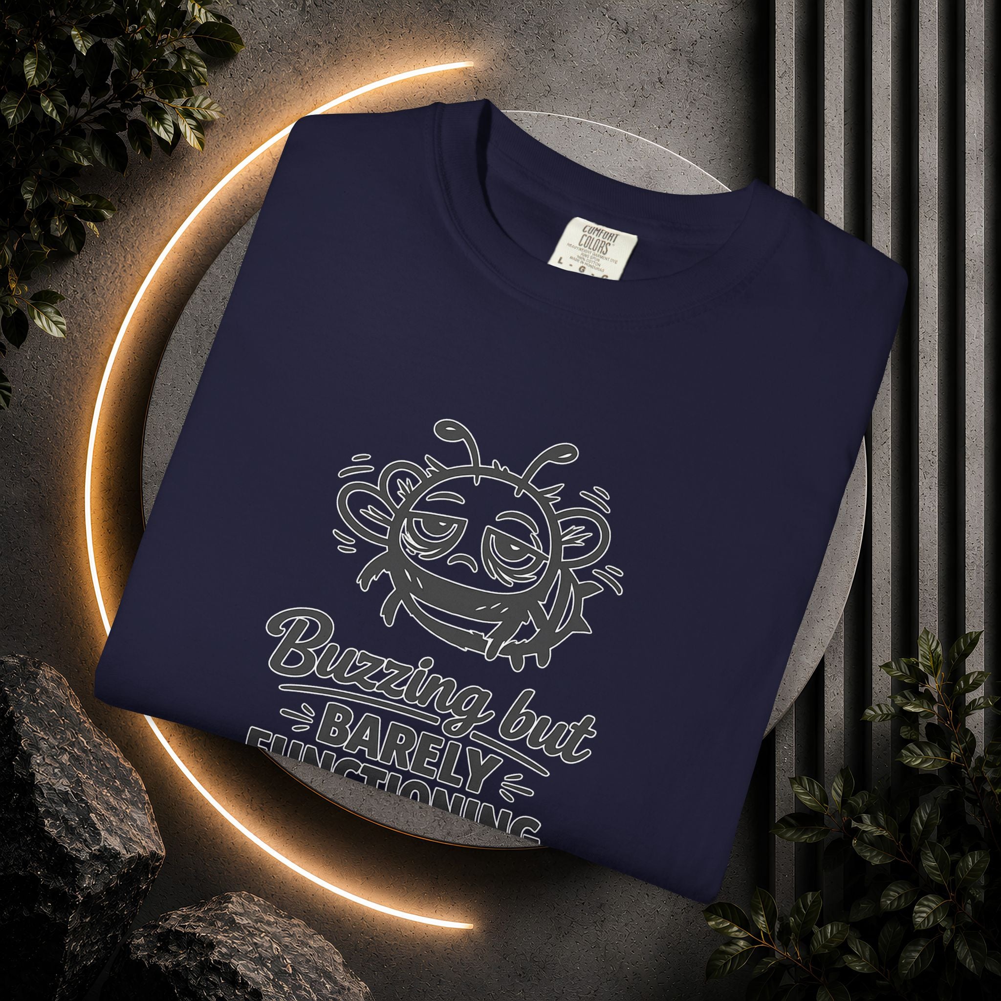 Buzzing But Barely Functioning T-Shirt — Funny Bee Graphic Tee