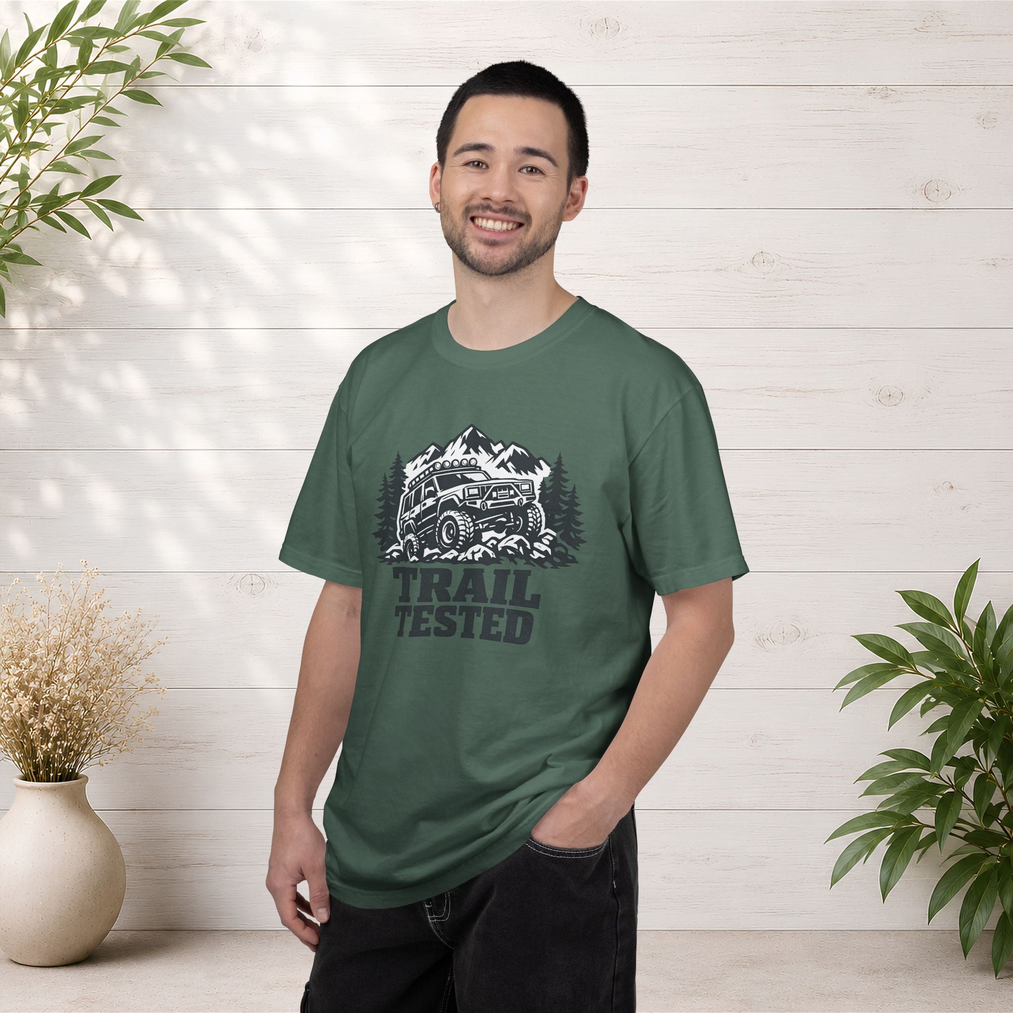 Trail Tested T-Shirt — Off-Road Jeep Mountain Adventure Tee