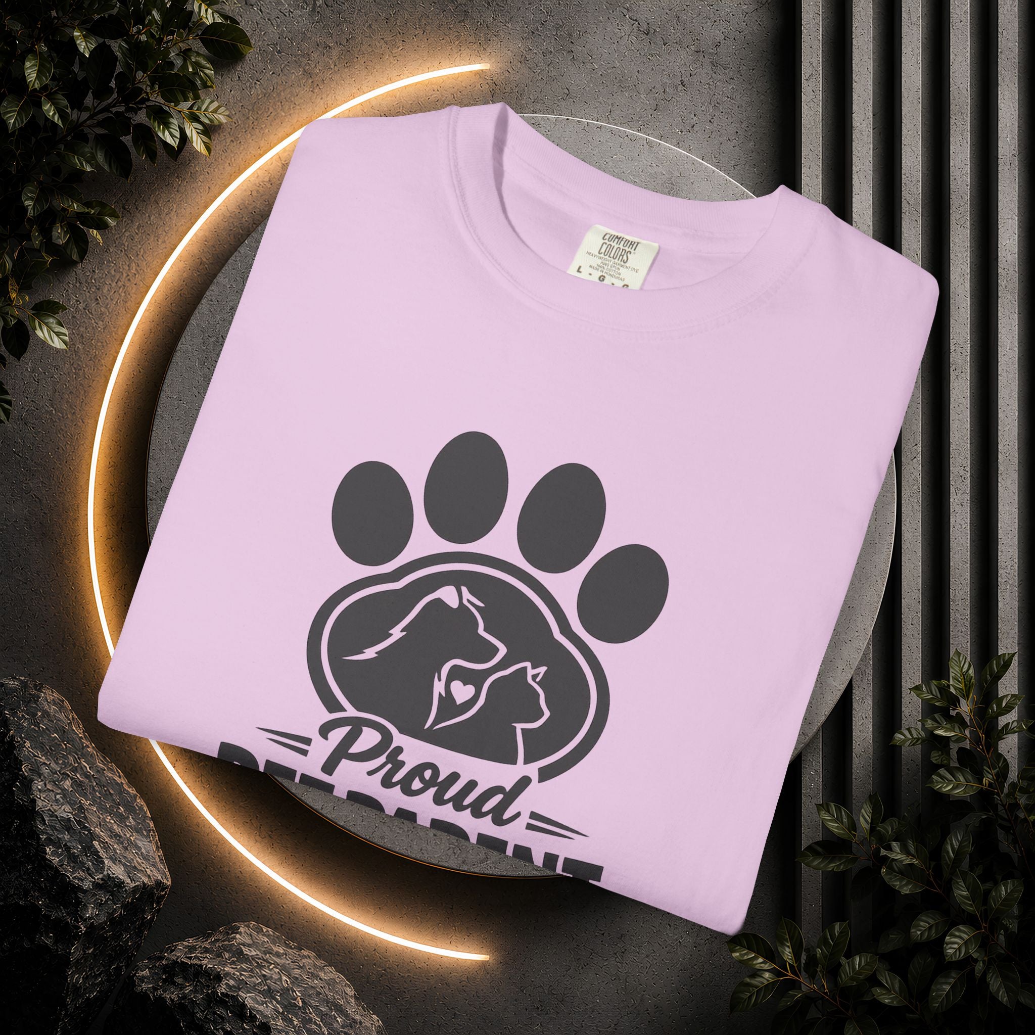 Proud Pet Parent T-Shirt — Paw Print Dog & Cat Shirt for Animal Lovers