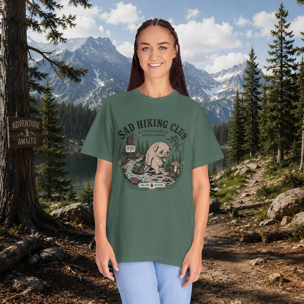 Squonk Sad Hiking Club T-Shirt — Vintage Mountain Camping Tee