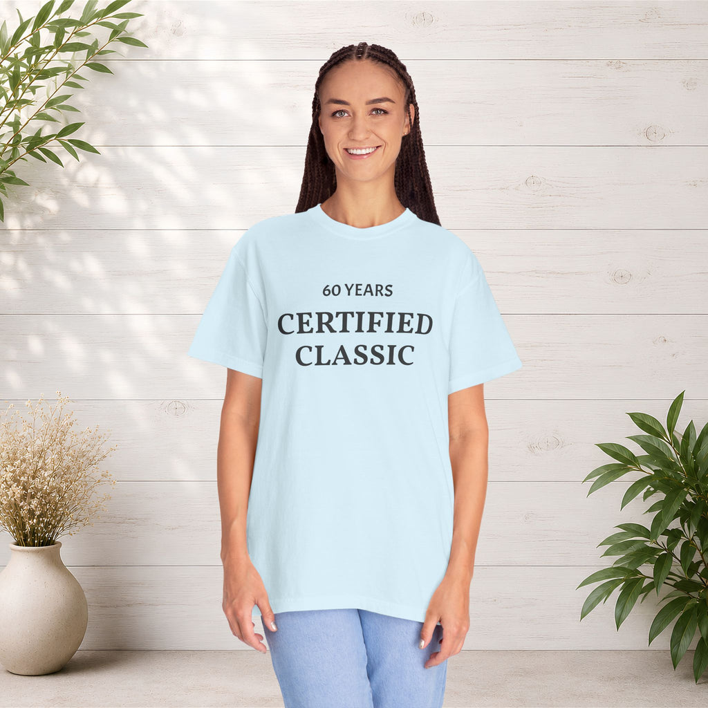 Custom Text "Certified Classic" T-Shirt — Personalized Text Tee