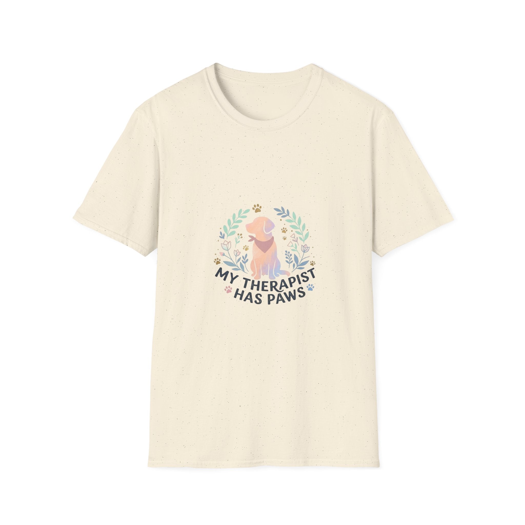Golden Retriever "My Therapist Has Paws" T-Shirt | Dog Lover Tee