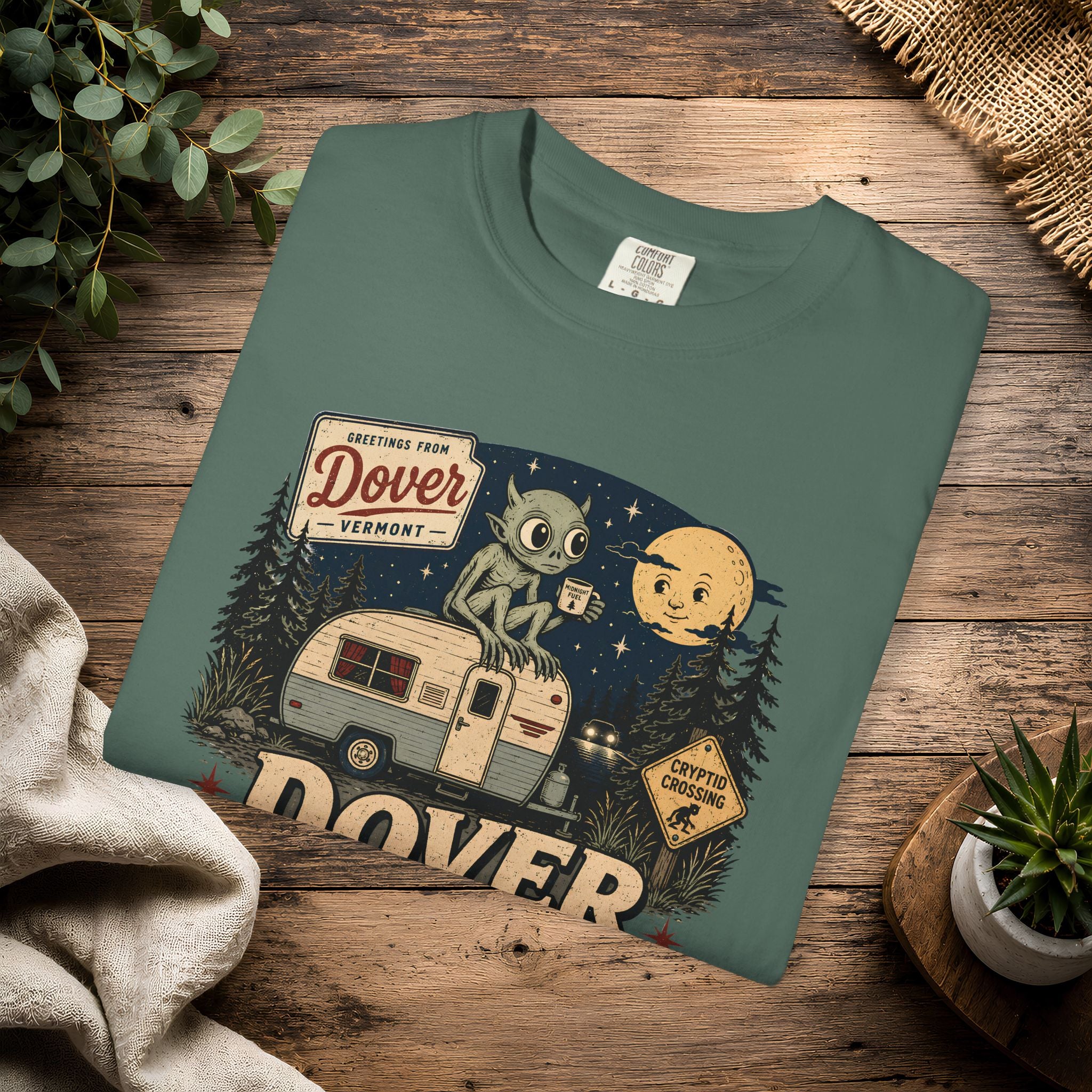 Dover Demon Midnight Camper T-Shirt — Vintage RV Camping Tee