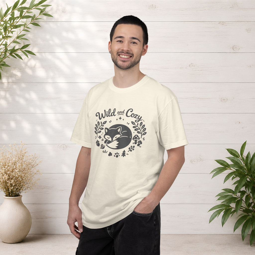 "Wild and Cozy" Fox Graphic T-Shirt