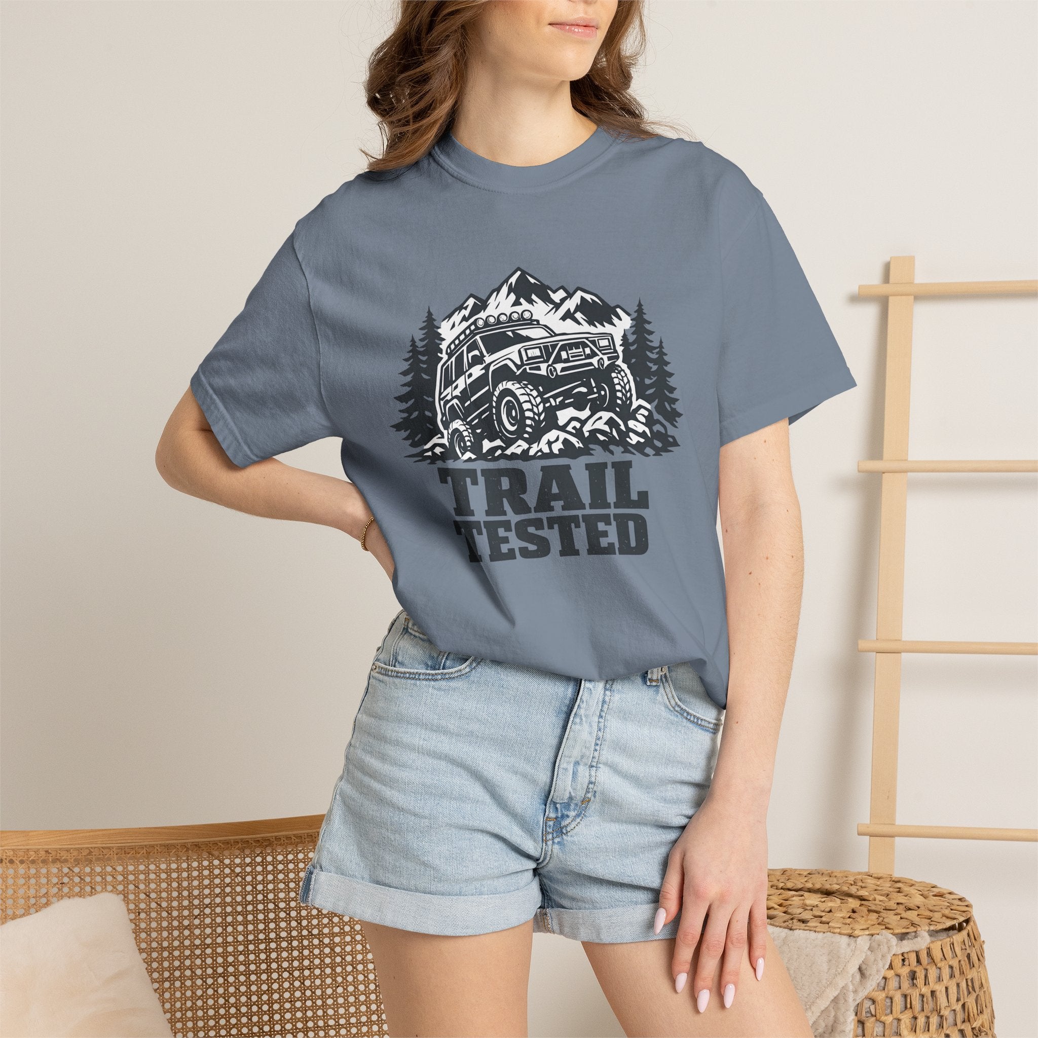 Trail Tested T-Shirt — Off-Road Jeep Mountain Adventure Tee