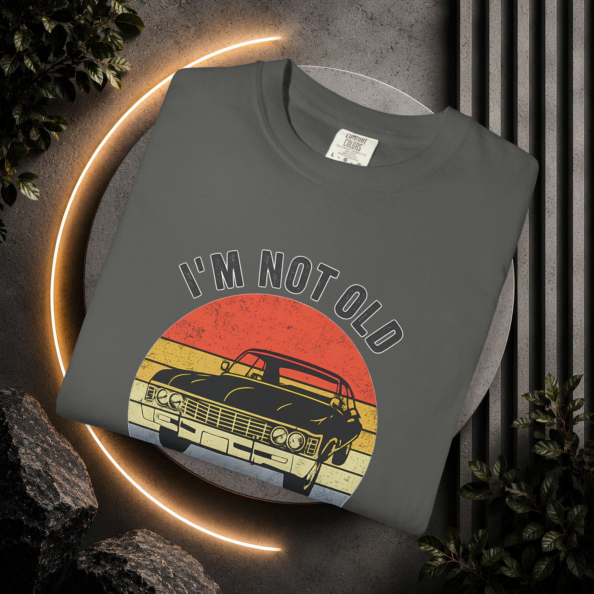 Classic Car T‑Shirt — "I'm Not Old, I'm a Classic" Vintage Auto Tee