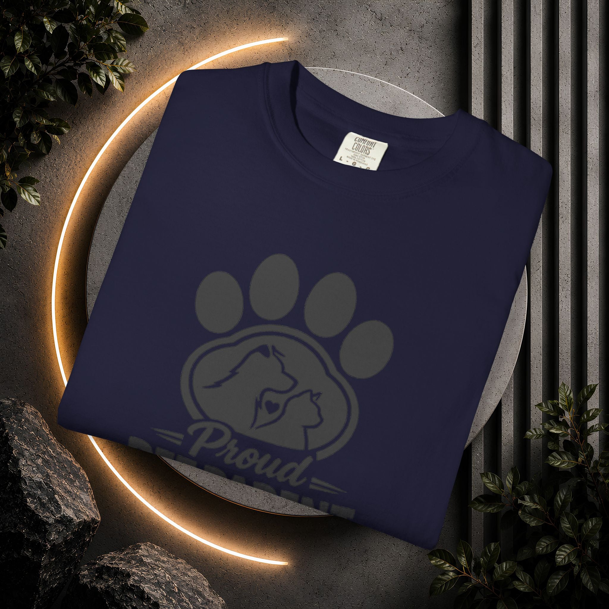 Proud Pet Parent T-Shirt — Paw Print Dog & Cat Shirt for Animal Lovers
