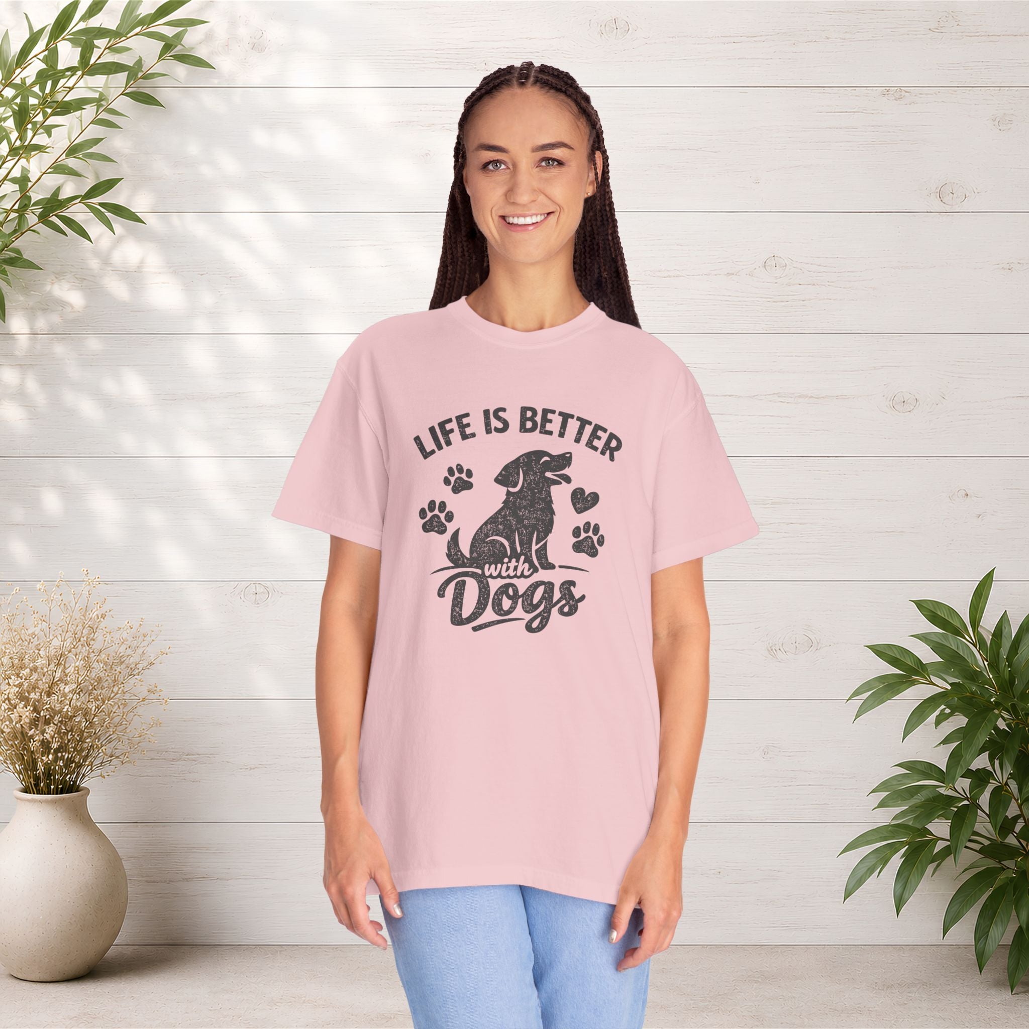 Life Is Better with Dogs T-Shirt