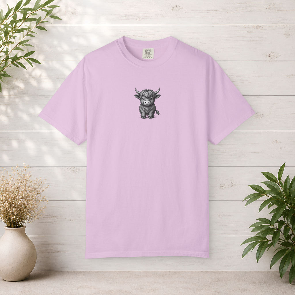 Highland Calf T-Shirt — Cute Scottish Highland Cow Graphic Tee