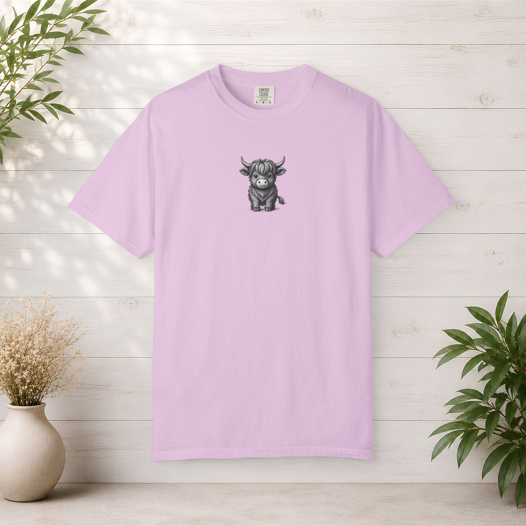 Highland Calf T-Shirt — Cute Scottish Highland Cow Graphic Tee