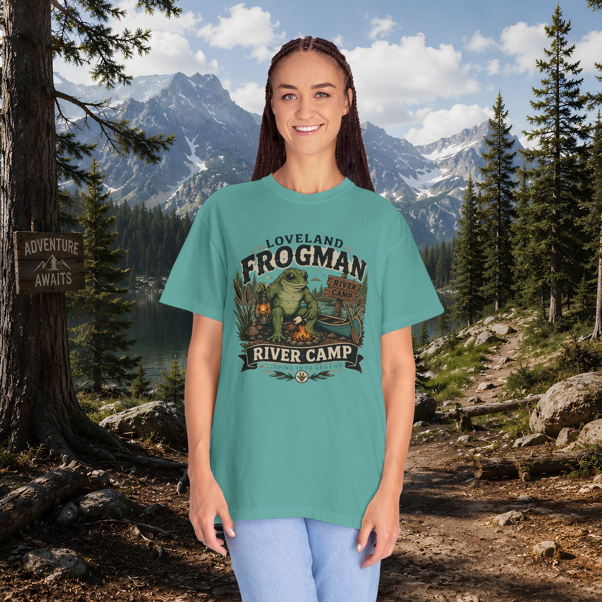 Loveland Frogman River Camp T-Shirt — Outdoor Graphic Tee