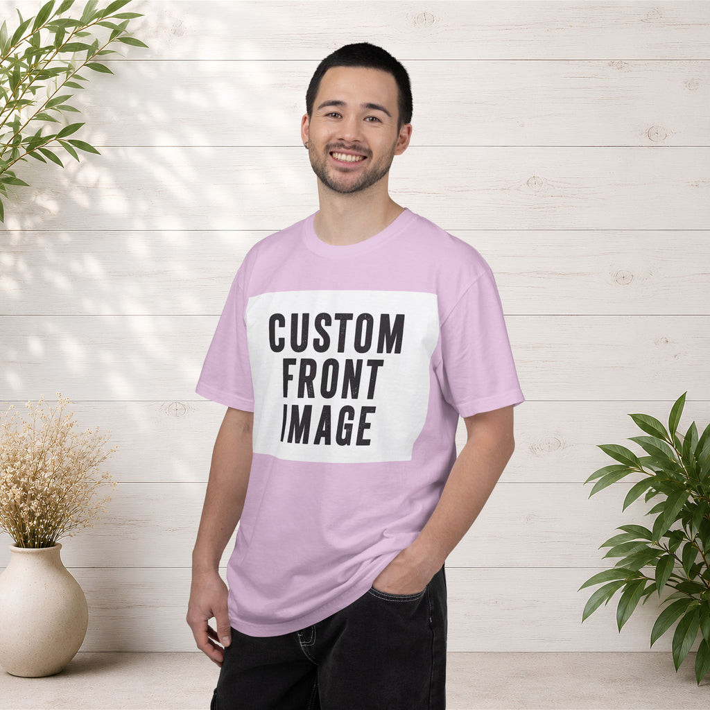 Custom Landscape Image Front T-Shirt - Add Your Own Image