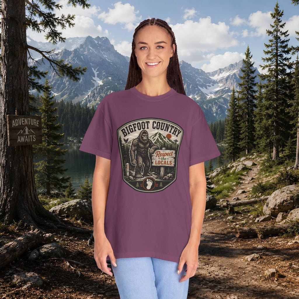Bigfoot Country T-Shirt — Respect the Locals Outdoor Graphic Tee