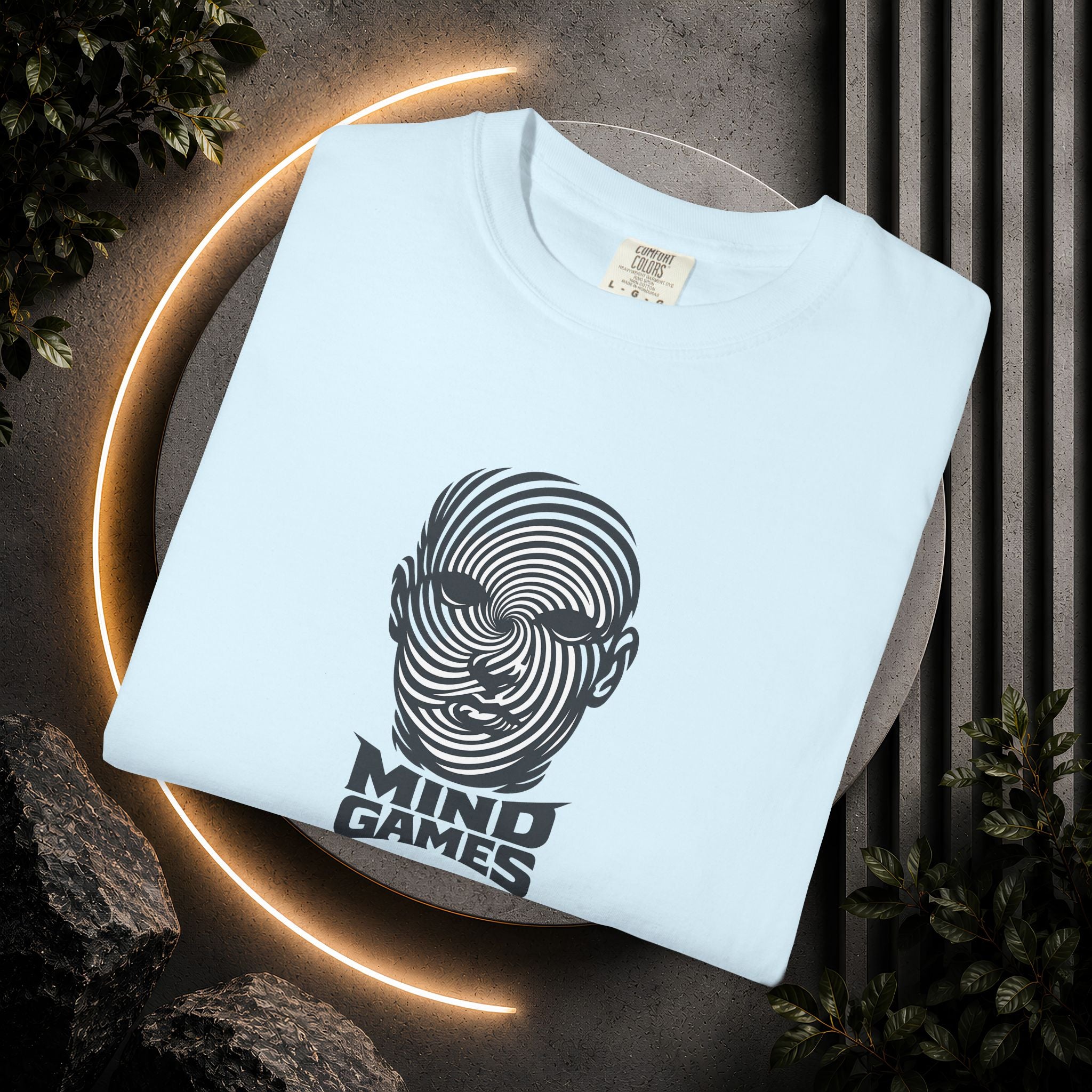 Mind Games T‑Shirt — Optical Illusion Head Graphic Tee