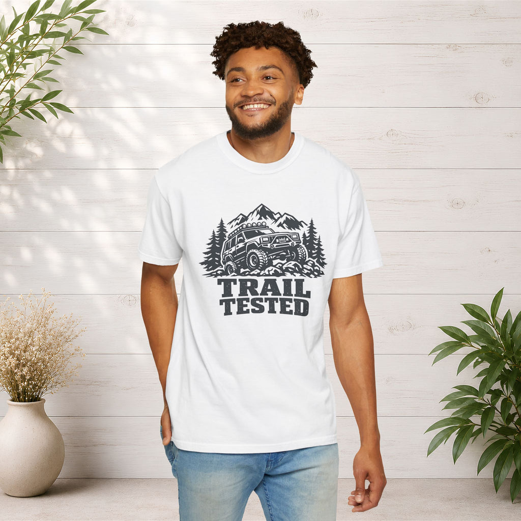 Trail Tested T-Shirt — Off-Road Jeep Mountain Adventure Tee