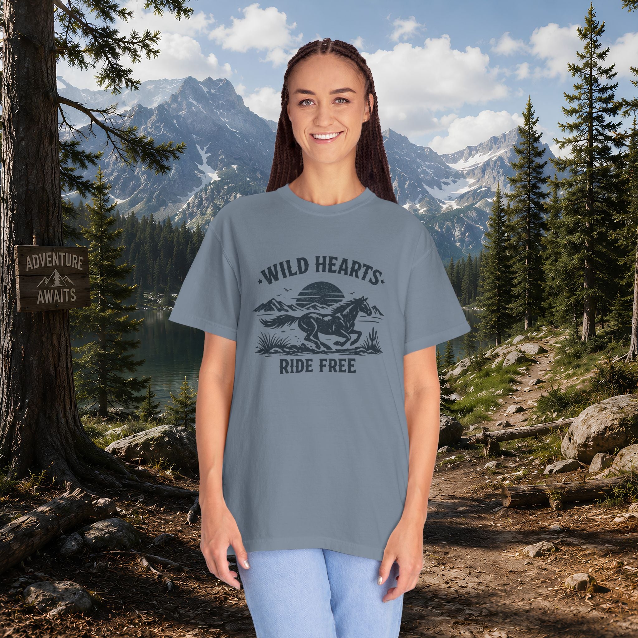Wild Hearts Ride Free T-Shirt – Vintage Horseback Adventure Tee