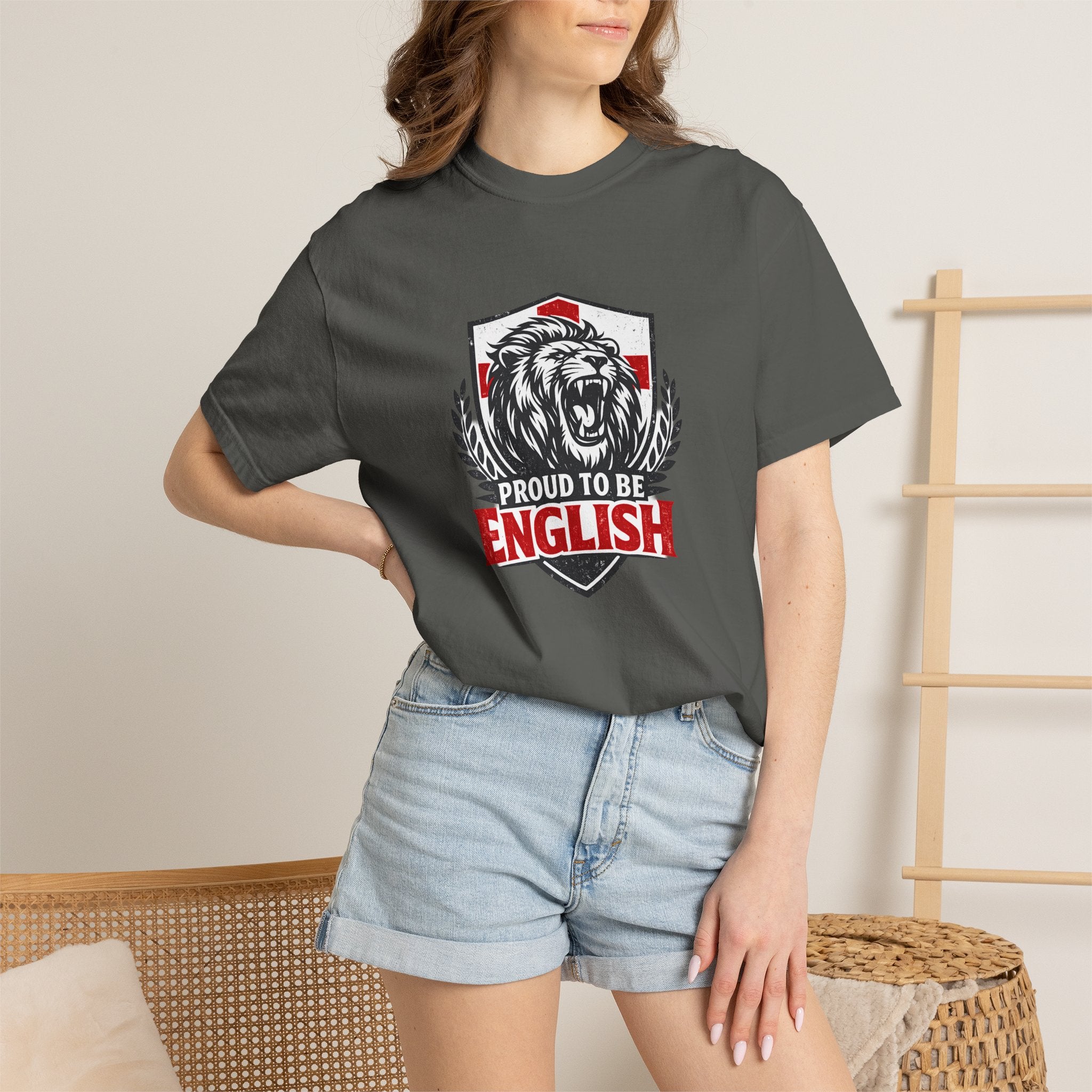 Proud to Be English T-Shirt — Lion Crest Tee