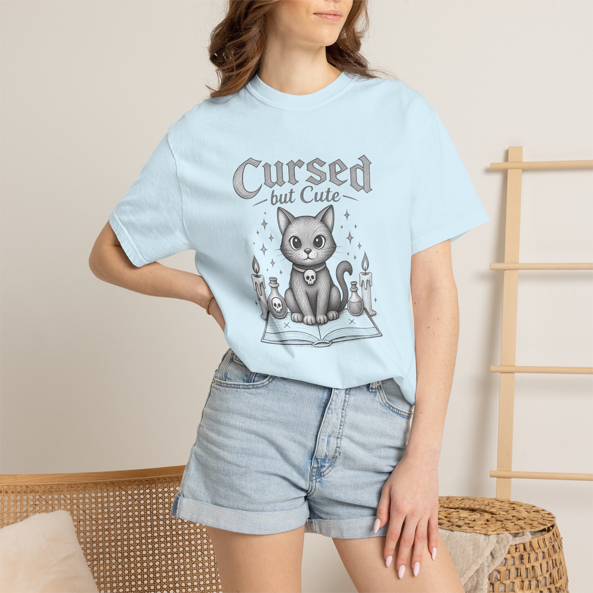 Cursed But Cute Cat T-Shirt