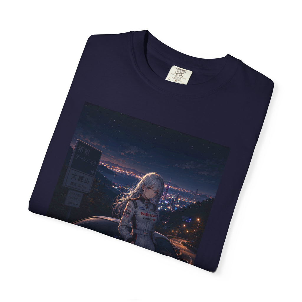 Hakone Night Drive Anime T-shirt | Retro JDM Street Racer Anime