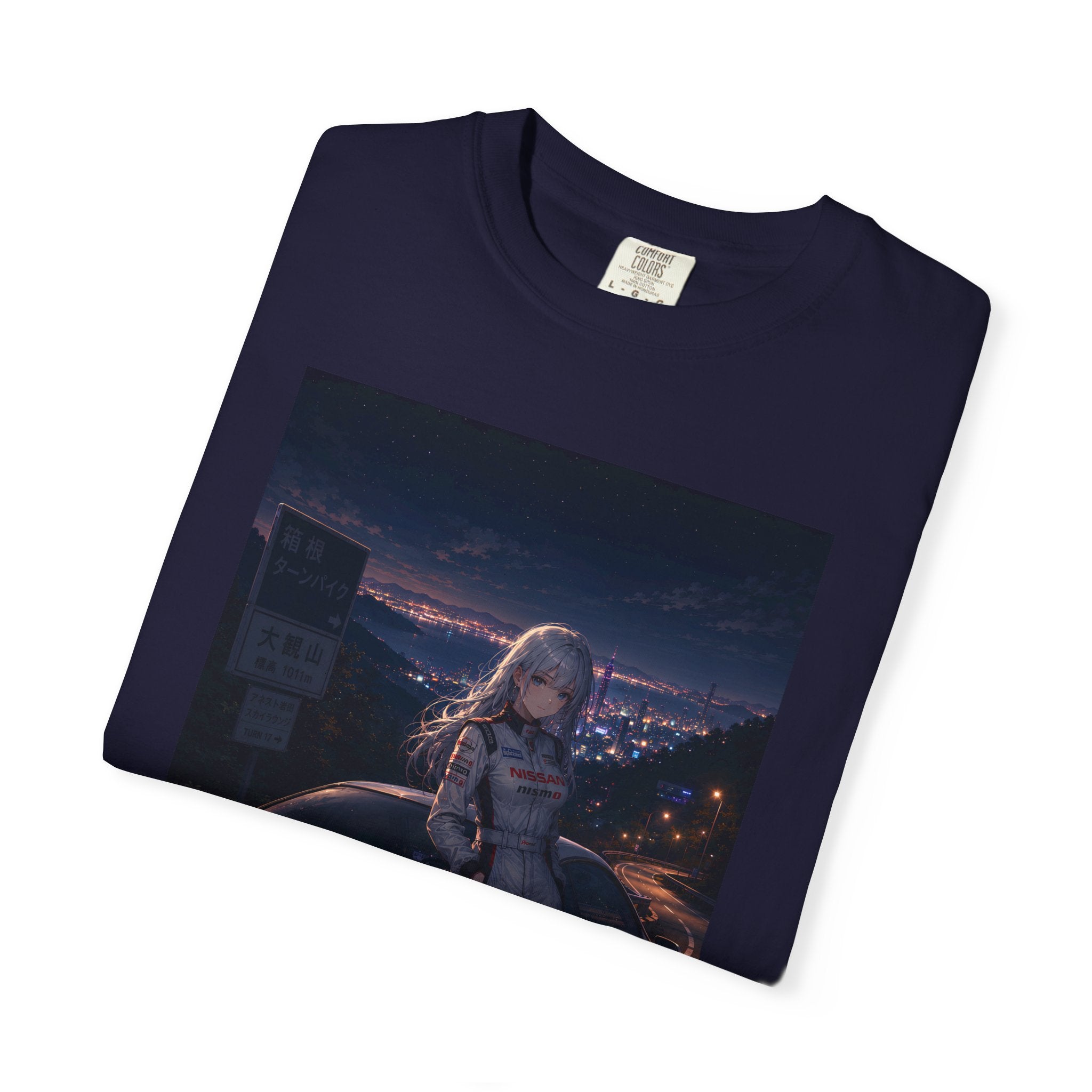 Hakone Night Drive Anime T-shirt | Retro JDM Street Racer Anime