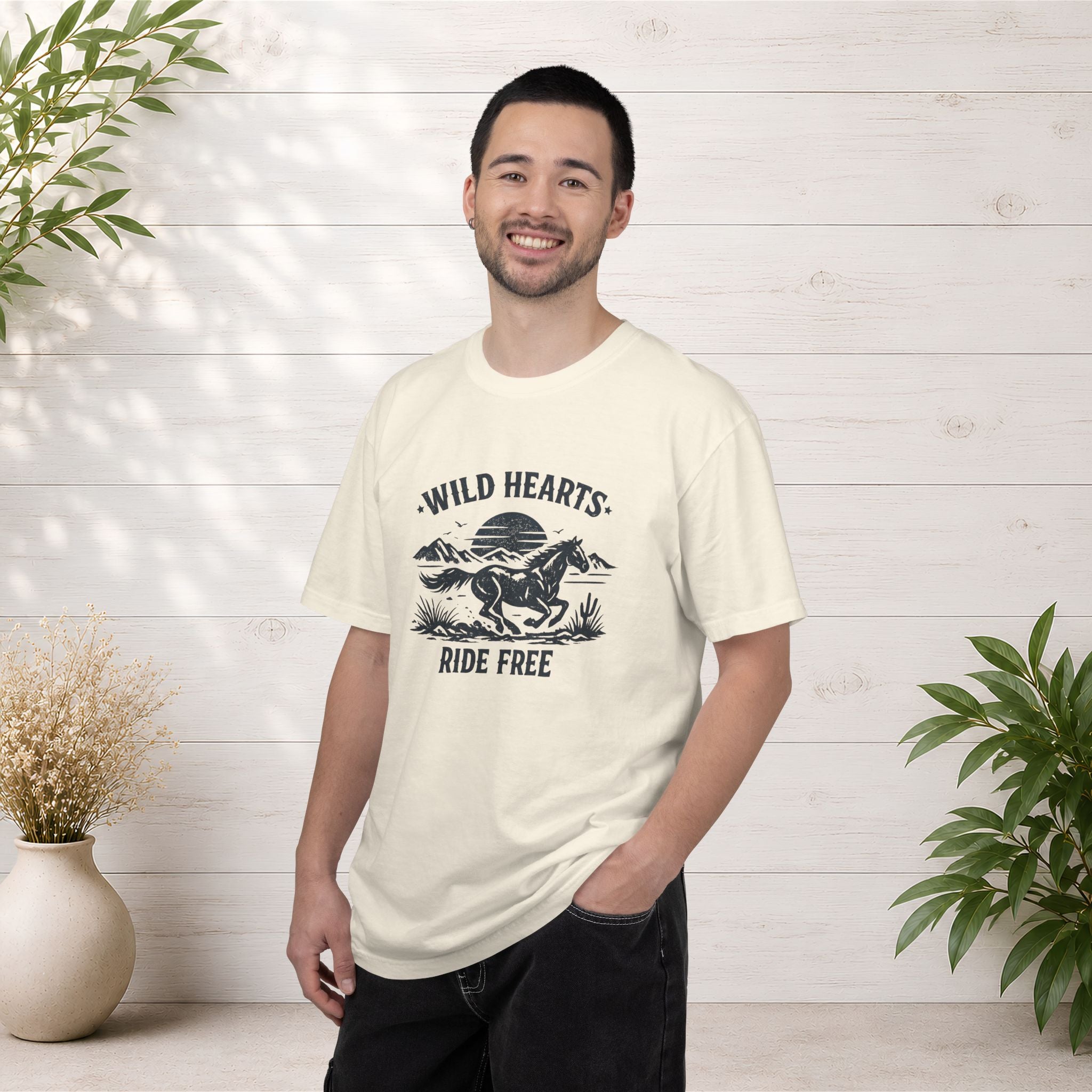 Wild Hearts Ride Free T-Shirt – Vintage Horseback Adventure Tee